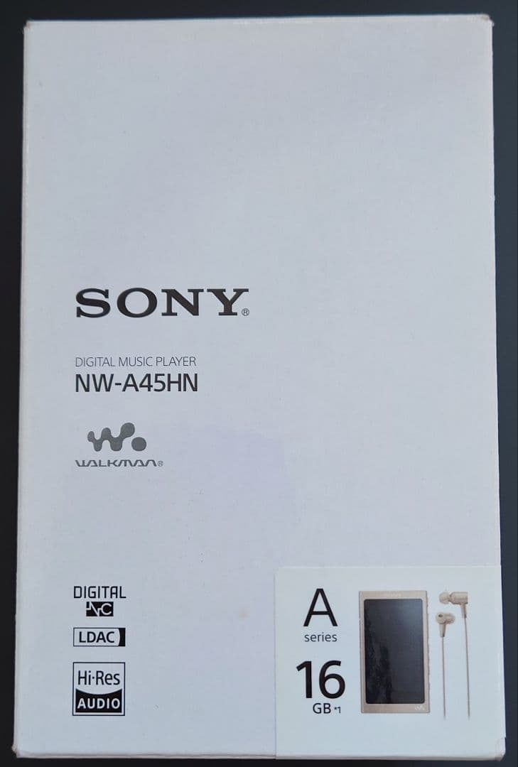 ウォークマン nw-a45hn ペールゴールド