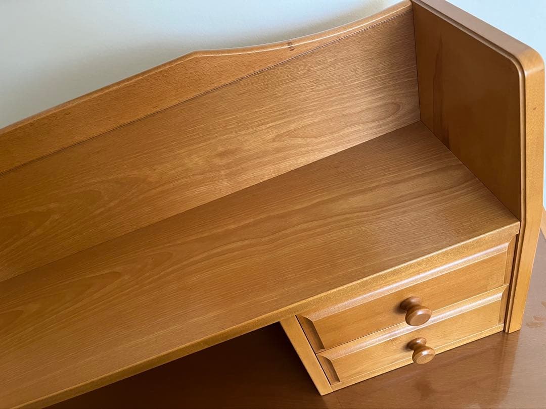 ＊美品＊ 天然木学習デスク棚