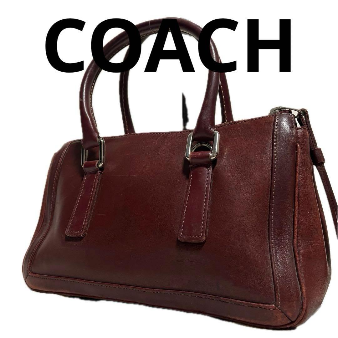 オールドコーチ ハンドバッグ レザー ボルドー ヴィンテージ COACH B94
