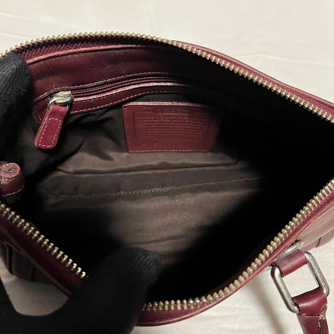 オールドコーチ ハンドバッグ レザー ボルドー ヴィンテージ COACH B94