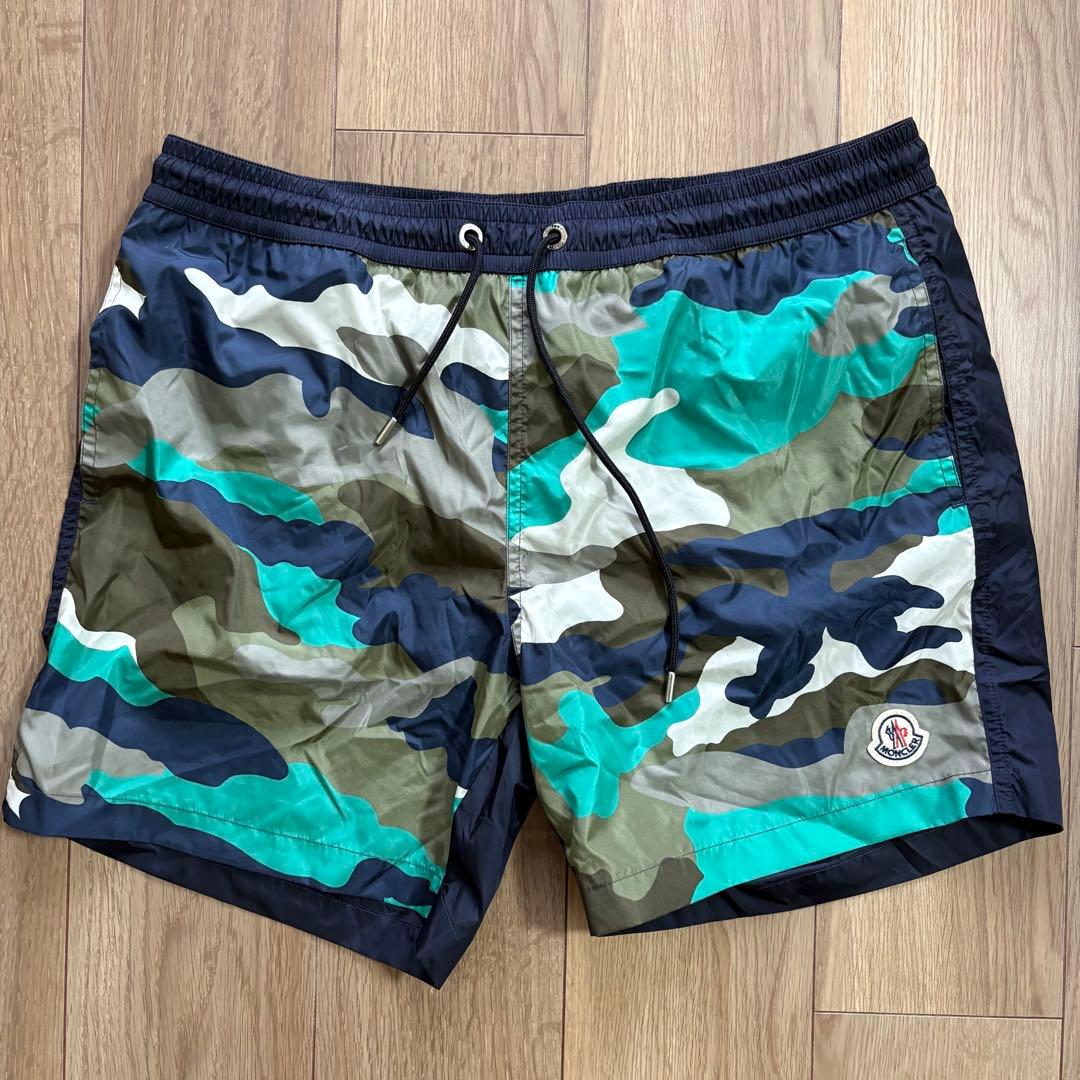 MONCLER モンクレール　迷彩柄ショートパンツ　メンズ水着　人気デザイン