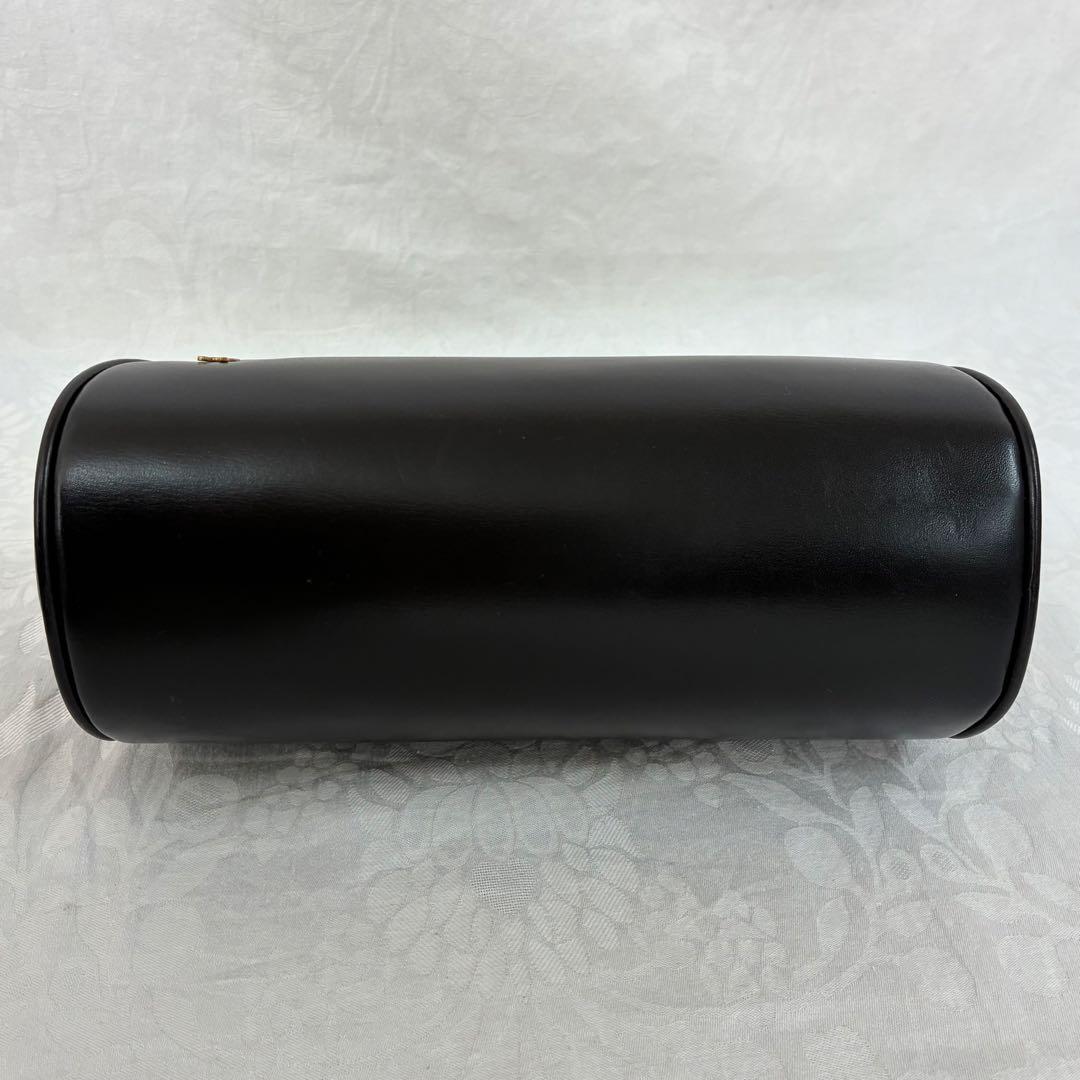 【RobertadiCamerino】レザー がま口 ワンハンドル ハンドバッグ