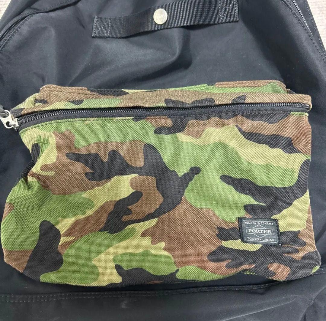 き*ぁ様 PORTER ポーター バックパック リュック 迷彩 カモフラ 大阪限