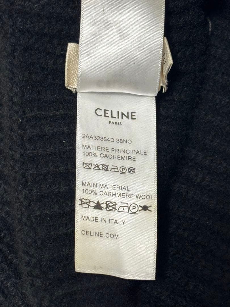 CELINE セリーヌ ニット帽 ビーニー イタリア製 ブラック