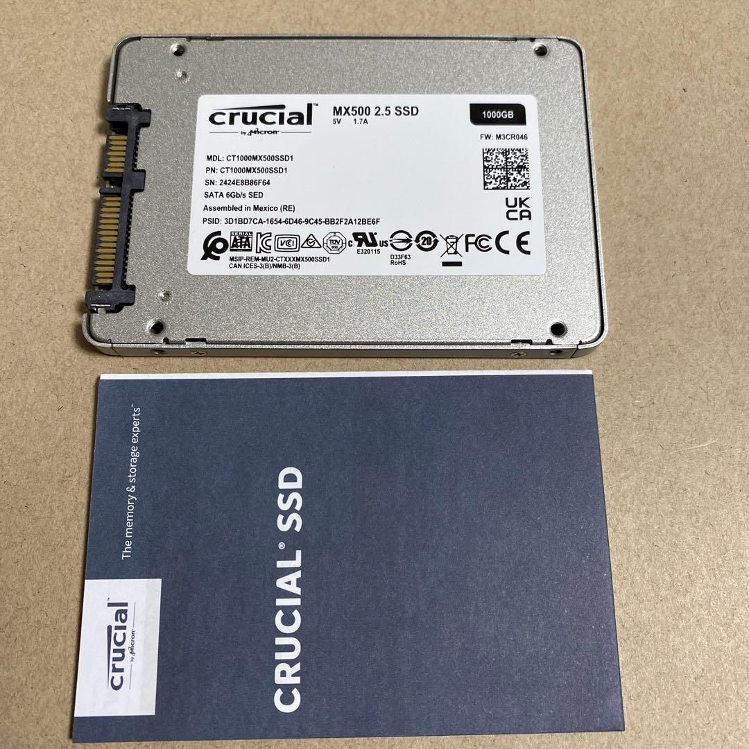 内蔵型SSD Crucial MX500 SSD 1000GB