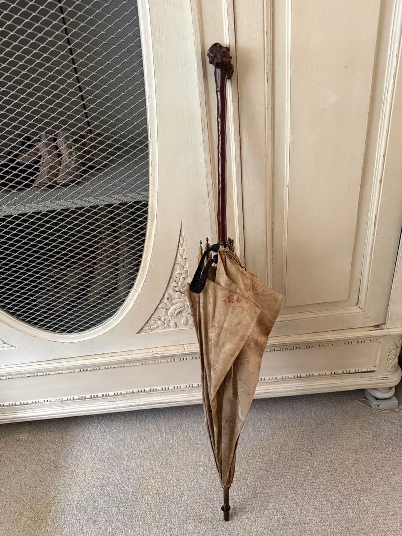 フランスアンティークヴィンテージ花柄日傘