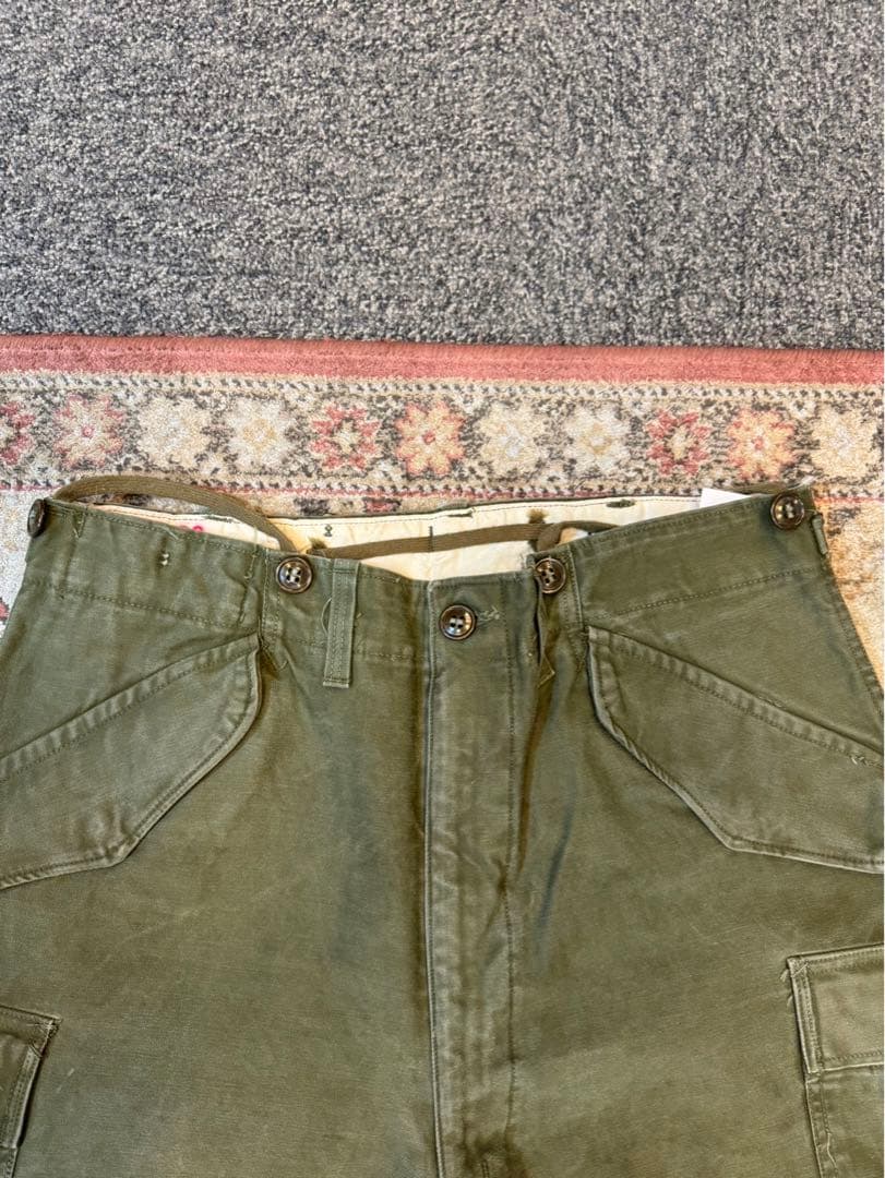 50s US ARMY M-51 最初期 フィールドカーゴパンツ 米軍実物