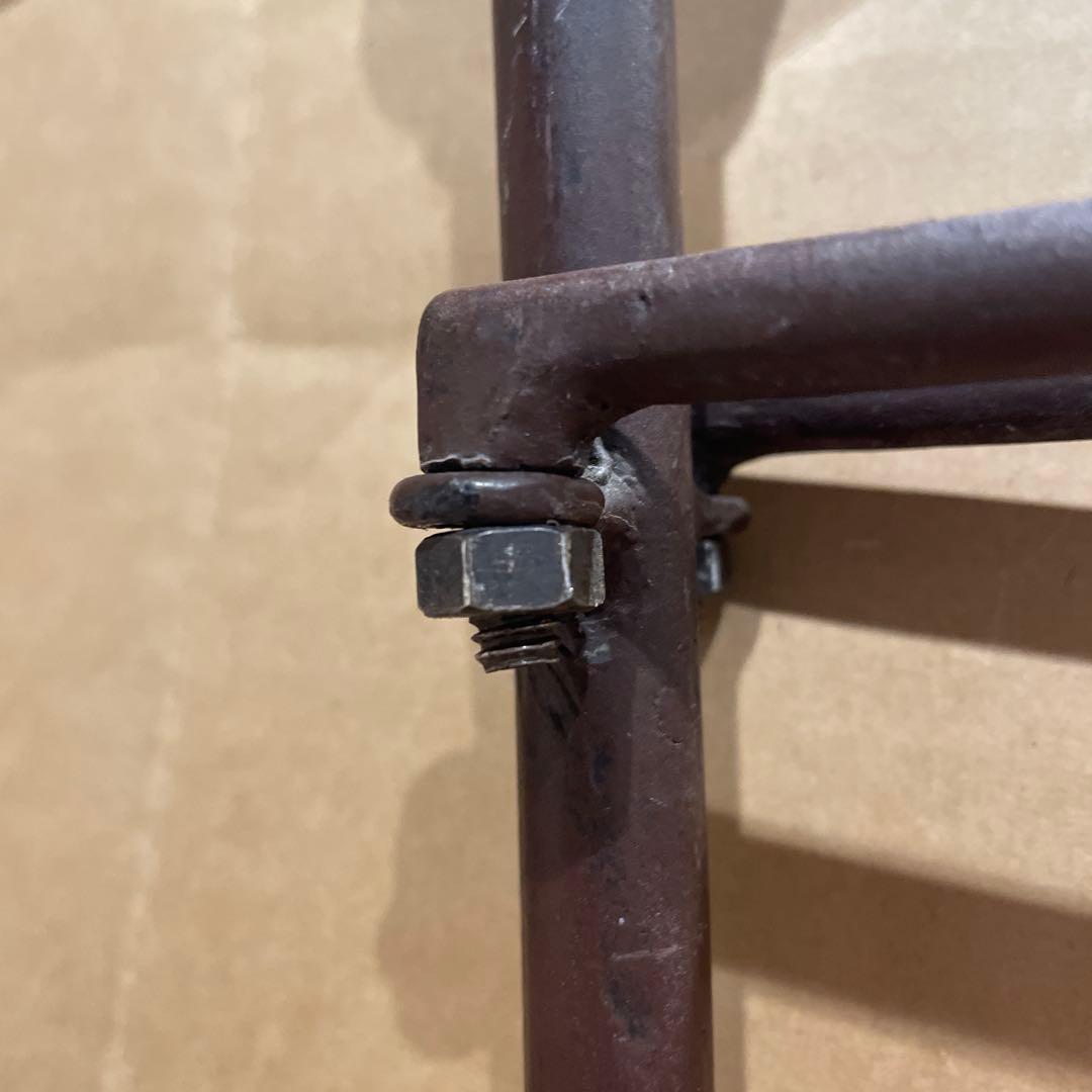 レア！キャトルセゾン　アイアン　ハンガーラック　ブラウン　タオルハンガー