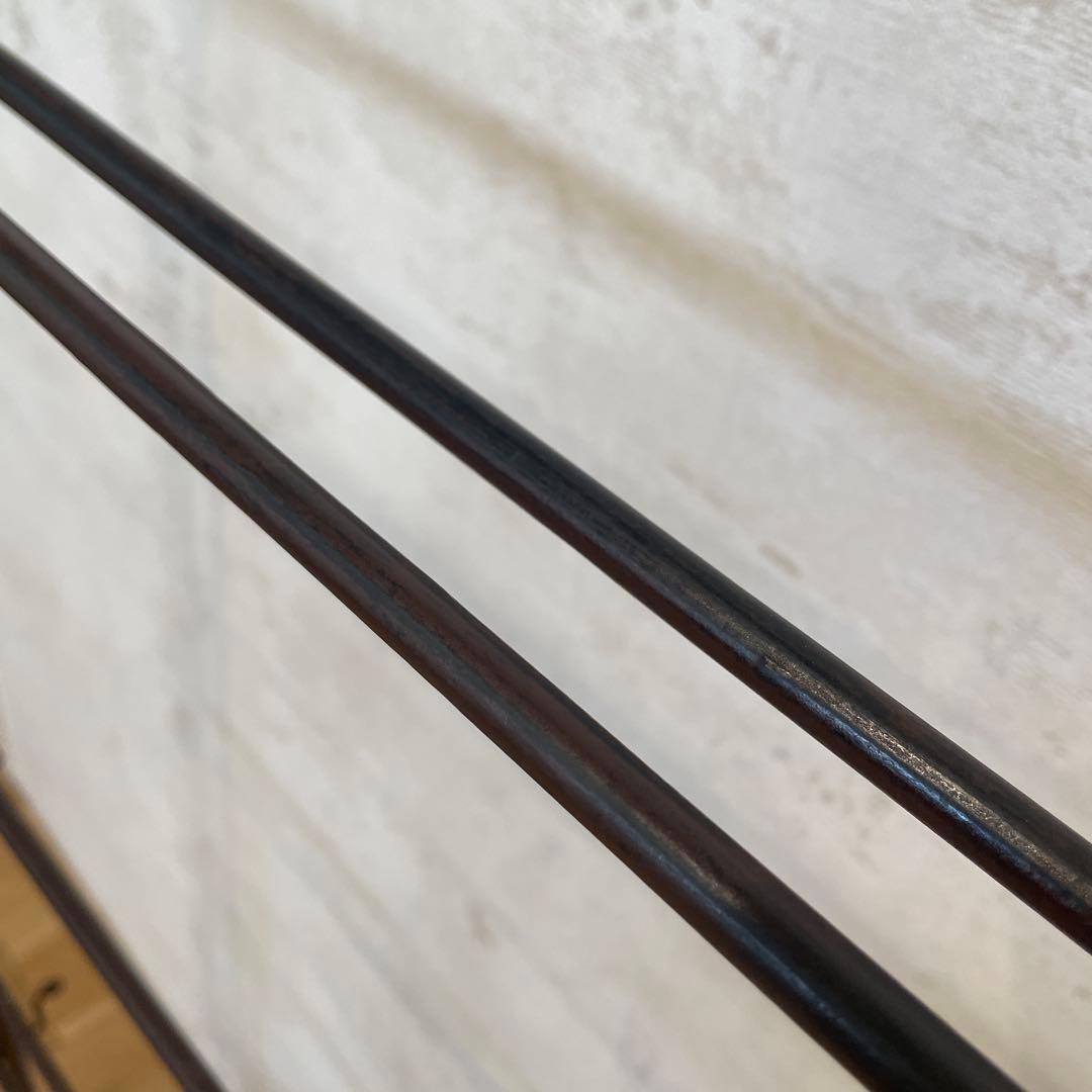 レア！キャトルセゾン　アイアン　ハンガーラック　ブラウン　タオルハンガー