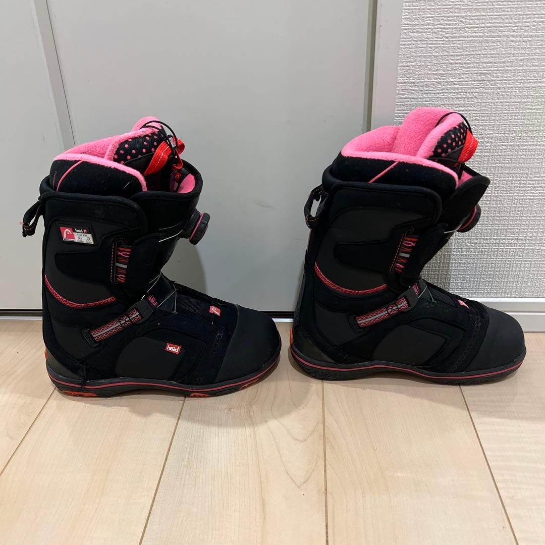 【比較的美品_即日発送】head スノボブーツFIVE WMN BOA 23cm