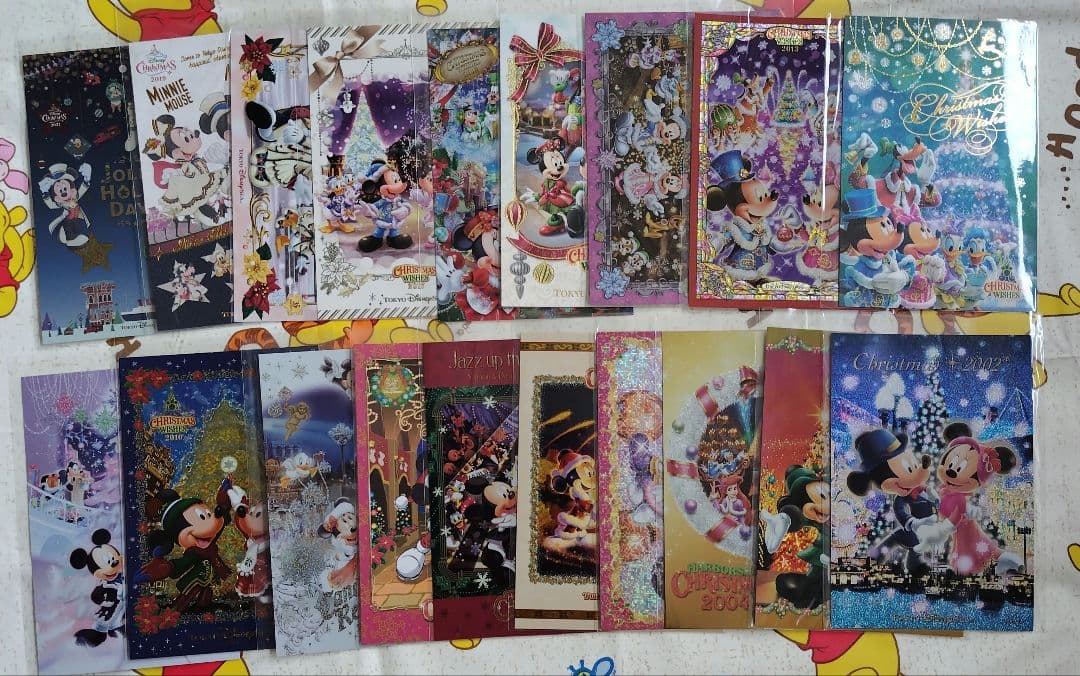 ディズニーポストカードまとめ売り　TDL　TDS　シーズンイベント　おまけ付き！