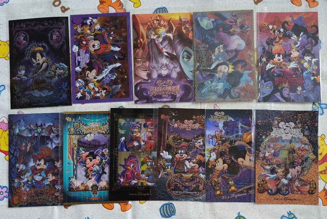 ディズニーポストカードまとめ売り　TDL　TDS　シーズンイベント　おまけ付き！