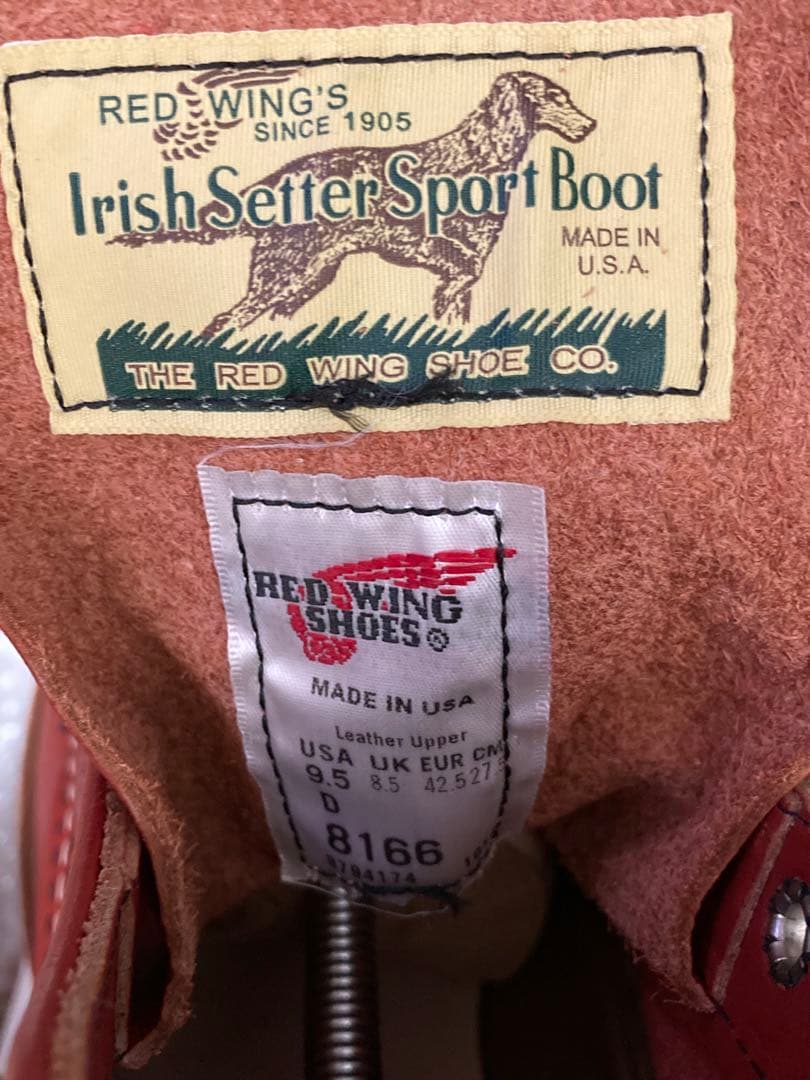 廃盤 8166 犬タグ 9 1/2 未使用品