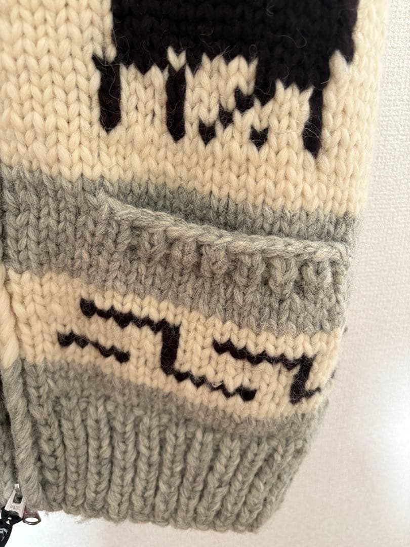 カナタ　ニットベスト ジップアップ