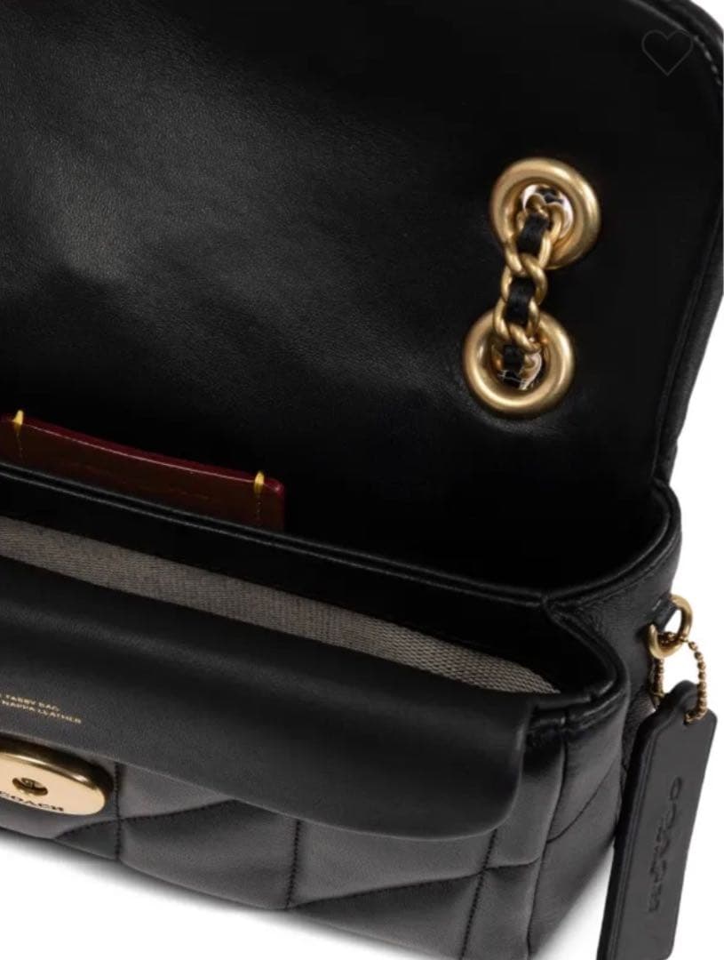 【新品】COACH タビー ショルダー バッグ 20・キルティング　ゴールド