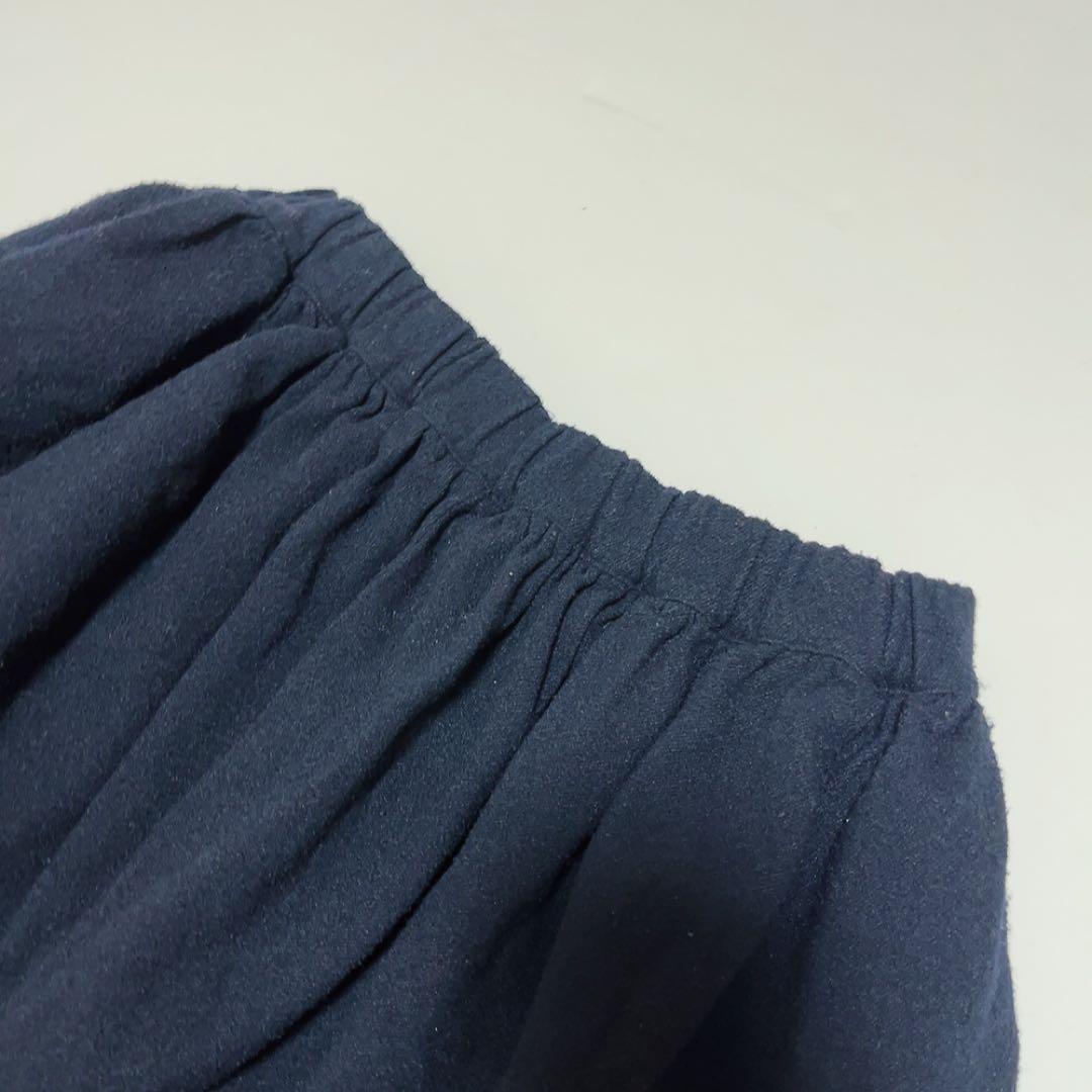 コムデギャルソン コムコム AD2011 サルエルクロップドパンツ ネイビー S