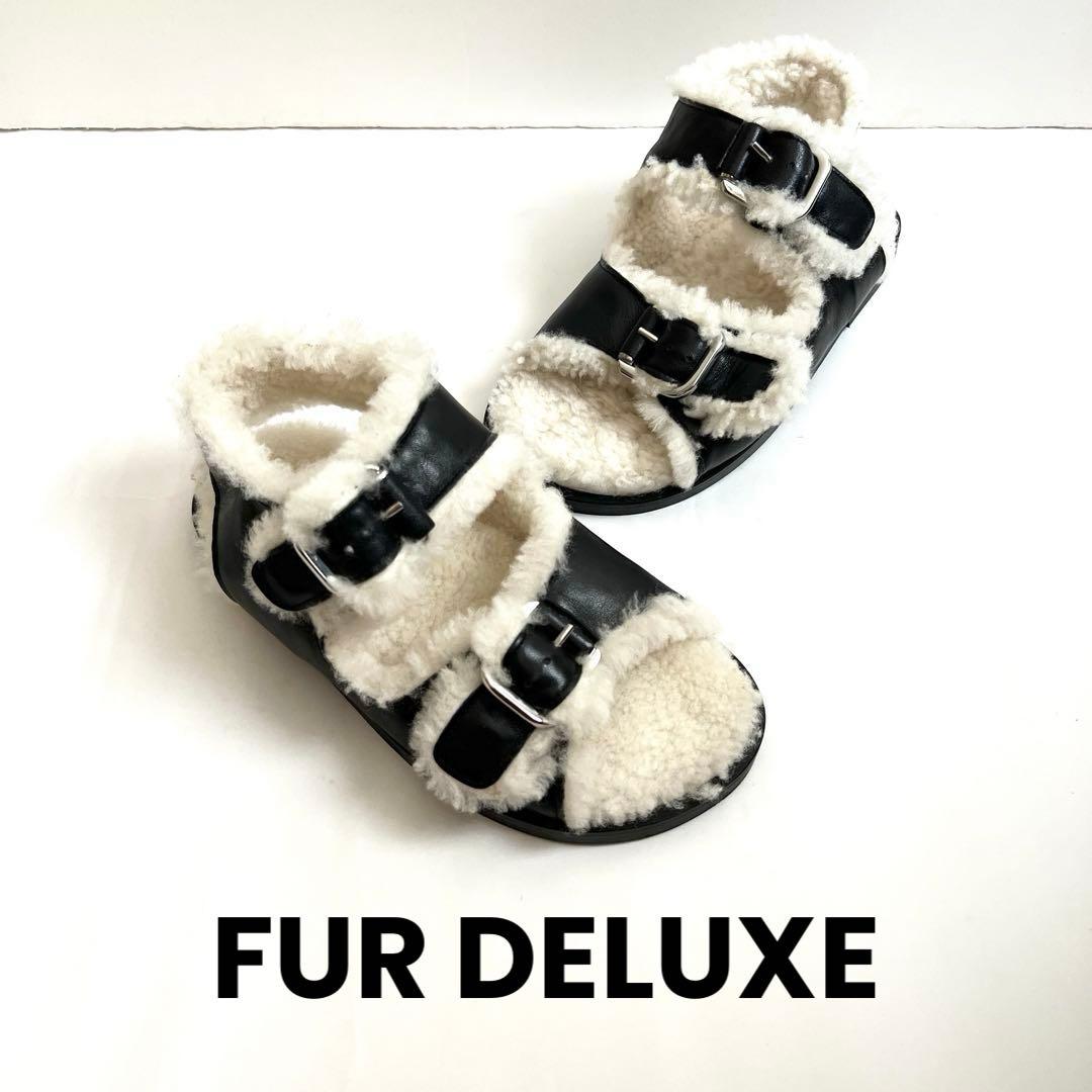 ぴーこ様 Deuxieme Classe FUR DELUXE ファーサンダル