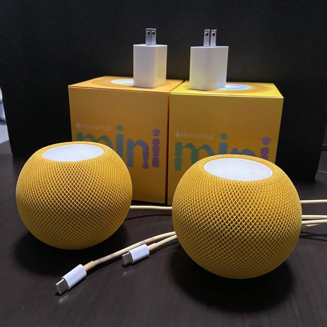 【美品】Apple Pod miniイエロー 2個セット