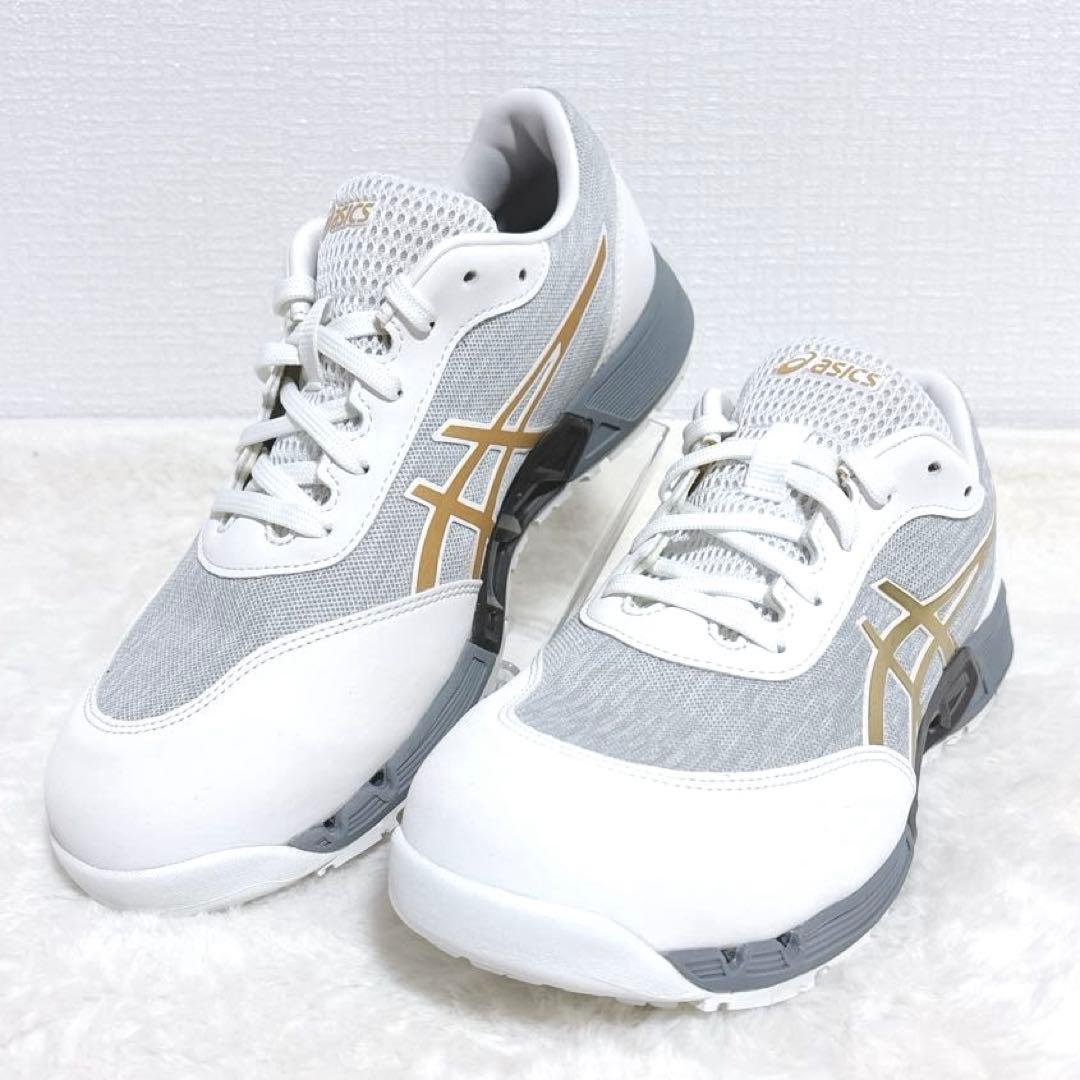 【美品】asics アシックス　安全靴　ウインジョブ　CP212 JSAA 25