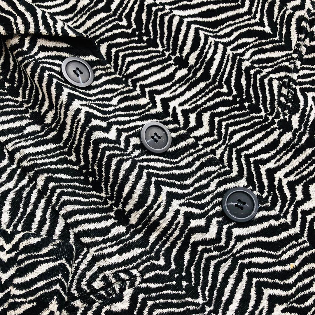 売約済アルマーニコレッツォーニゼブラ柄 ジャケット テーラード 48 イタリア製