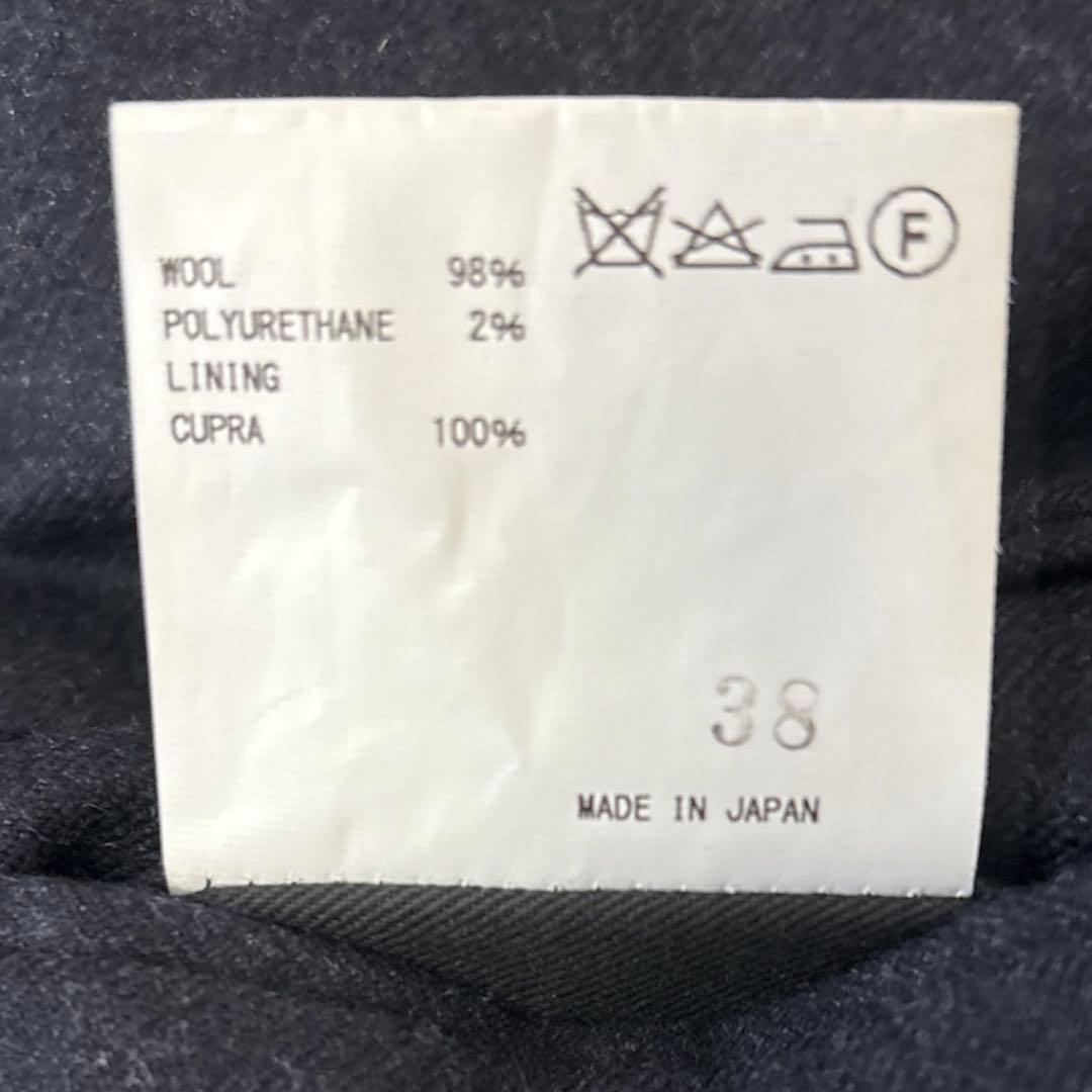 カラー 阿部潤一 テーラードジャケット ウール 総裏 2B センターベント