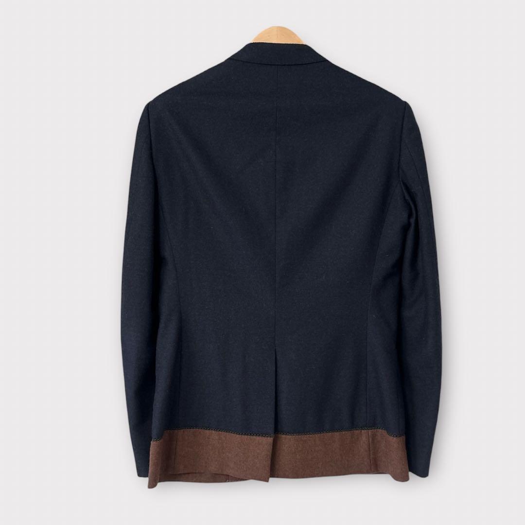 カラー 阿部潤一 テーラードジャケット ウール 総裏 2B センターベント