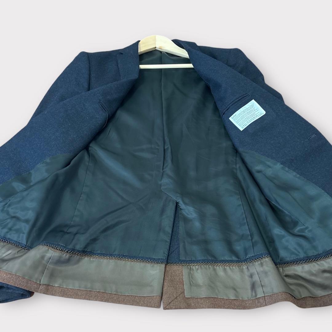 カラー 阿部潤一 テーラードジャケット ウール 総裏 2B センターベント