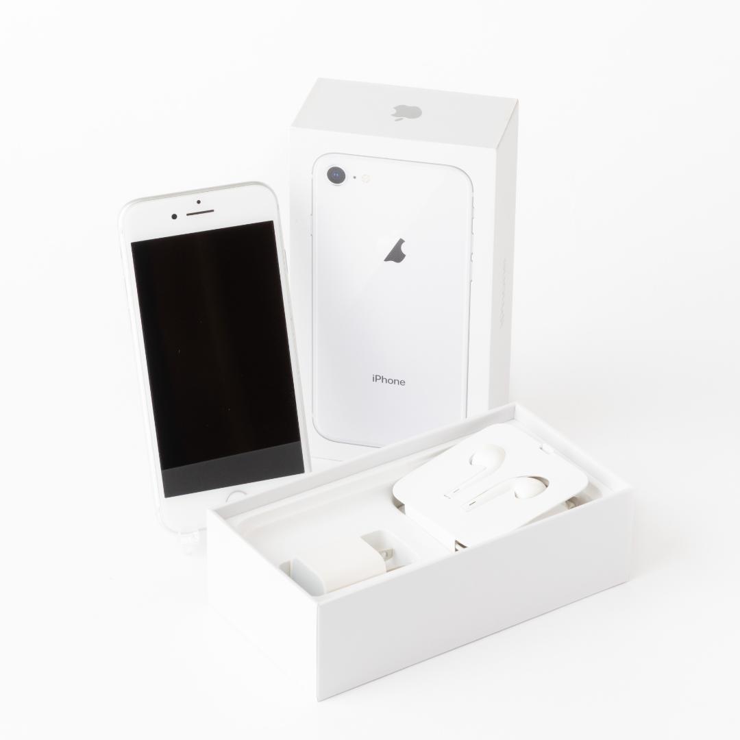 iPhone 8 256GB ホワイト 本体 バッテリー交換済み