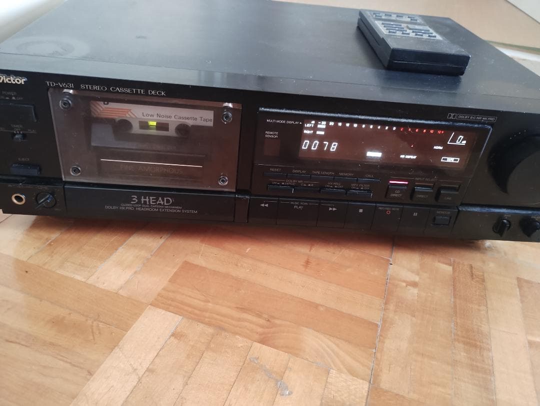 TD-V631ビクターステレオカセットデッキ