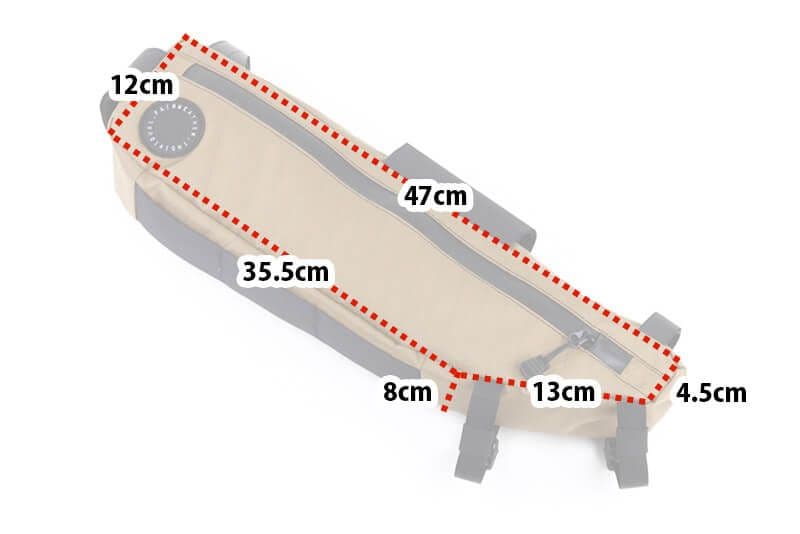 FAIRWEATHER coyote x-pac フェアウェザー フレームバッグ