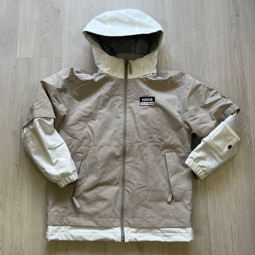 【中古】nima スノーウエア上下　１６０　ニット帽のおまけ付き
