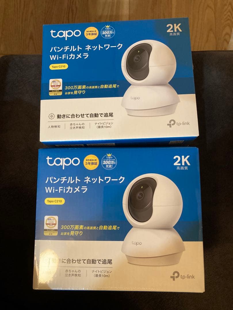 TP-Link Tapo C210 ネットワークWi-Fiカメラ　　2セット