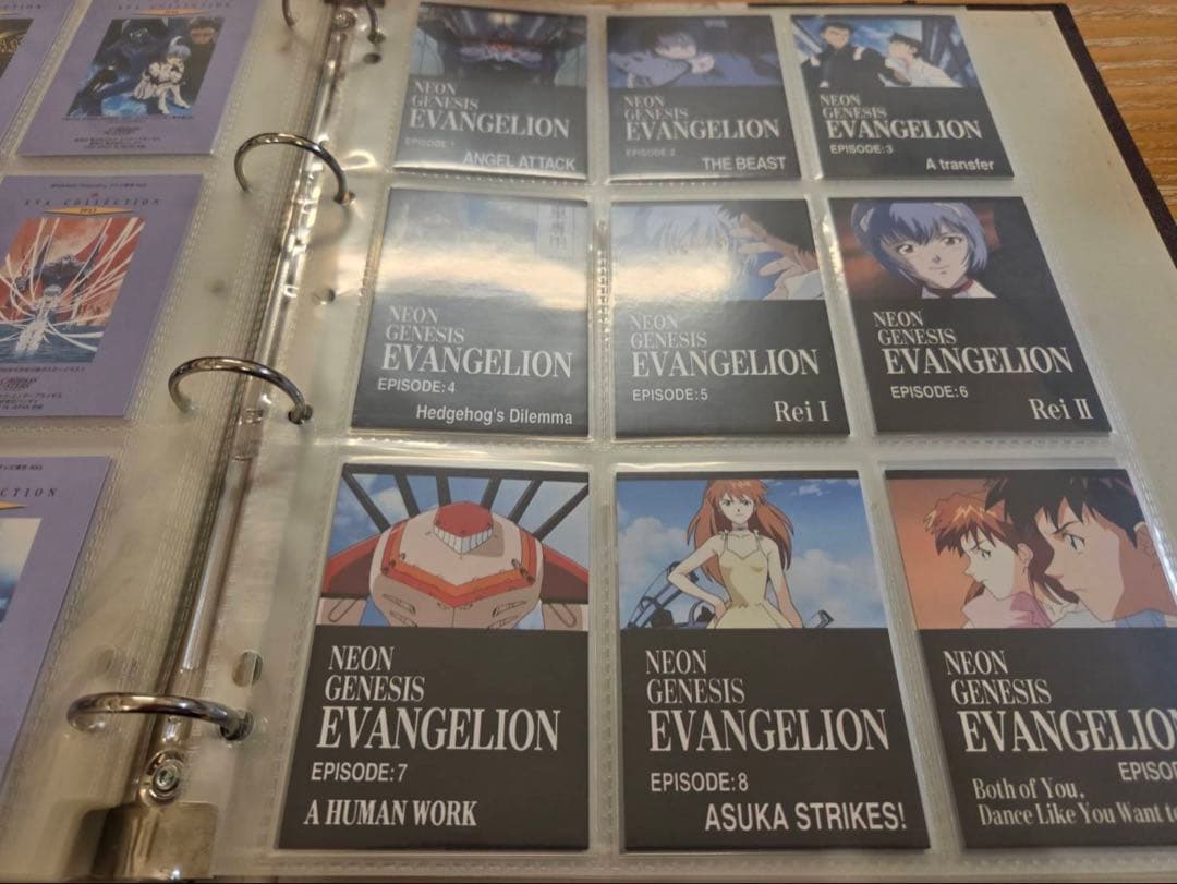 エヴァンゲリオンカードダスマスターズ１集初版コンプリート品１７２枚