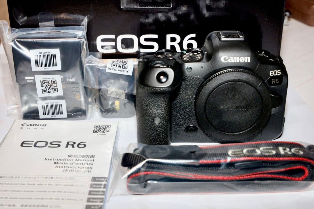 Canon EOS R6 ミラーレス一眼 本体　付属品