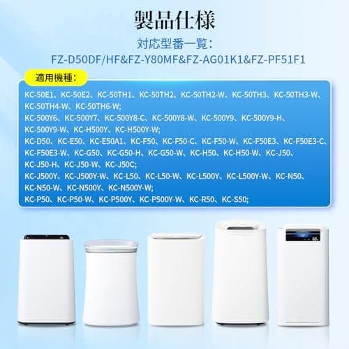 シャープ加湿空気清浄機に適用 FZ-D50DF脱臭フィルター FZ-D_corg