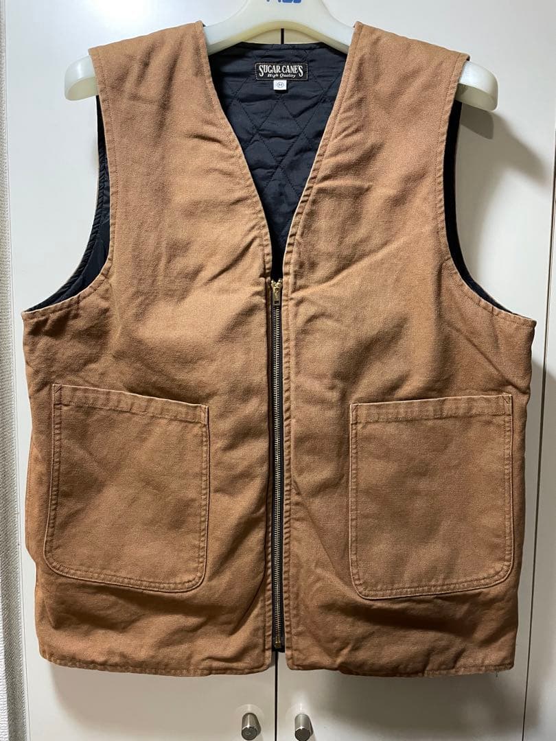 【美品】SUGAR CANE 　ベスト SC15612 バズリクソンズ　アメカジ