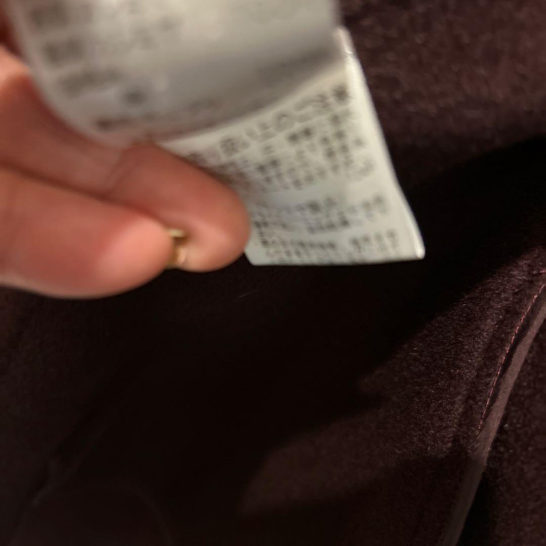 モリハナエ、カシミヤ100%半コート