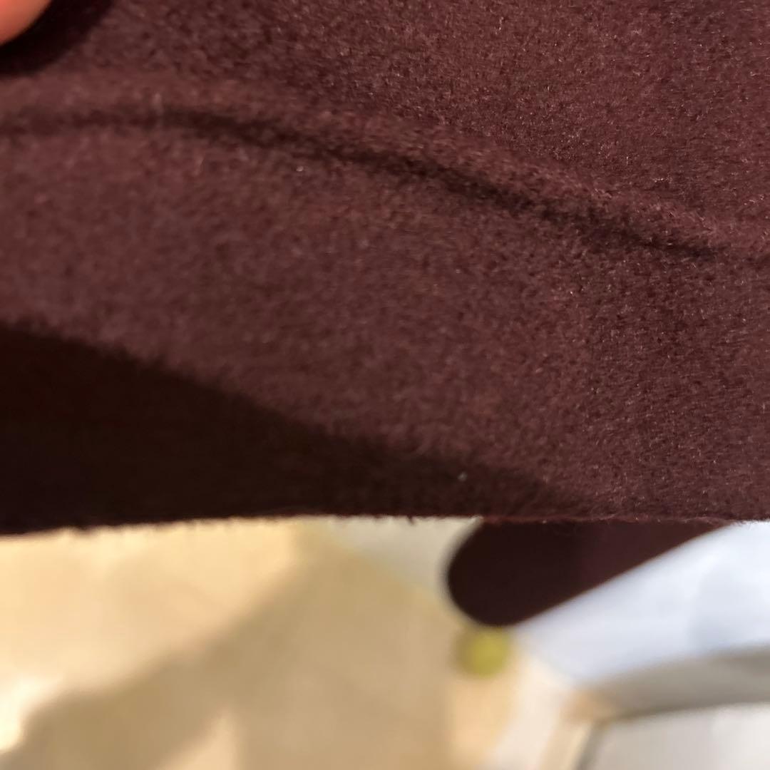 モリハナエ、カシミヤ100%半コート