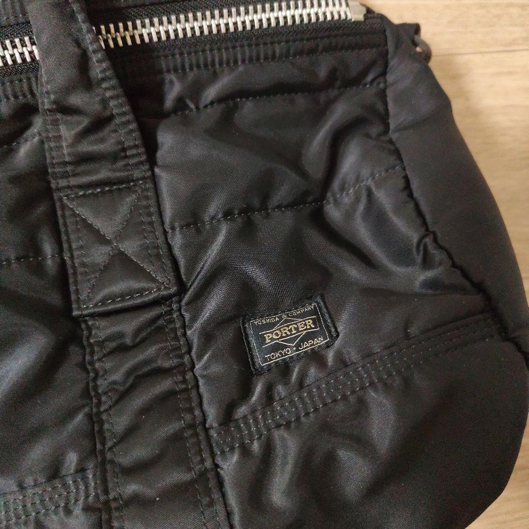 PORTER　タンカー　ボストン　ドラムバッグ　ブラック　2way　ショルダー