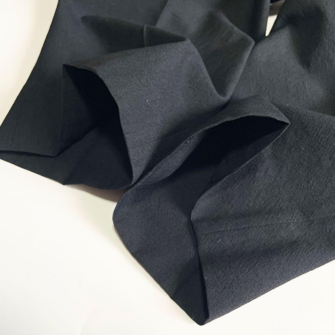 r*n様 ISSEY MIYAKE MEN 縮絨ウール 黒 スラックス 5/2X