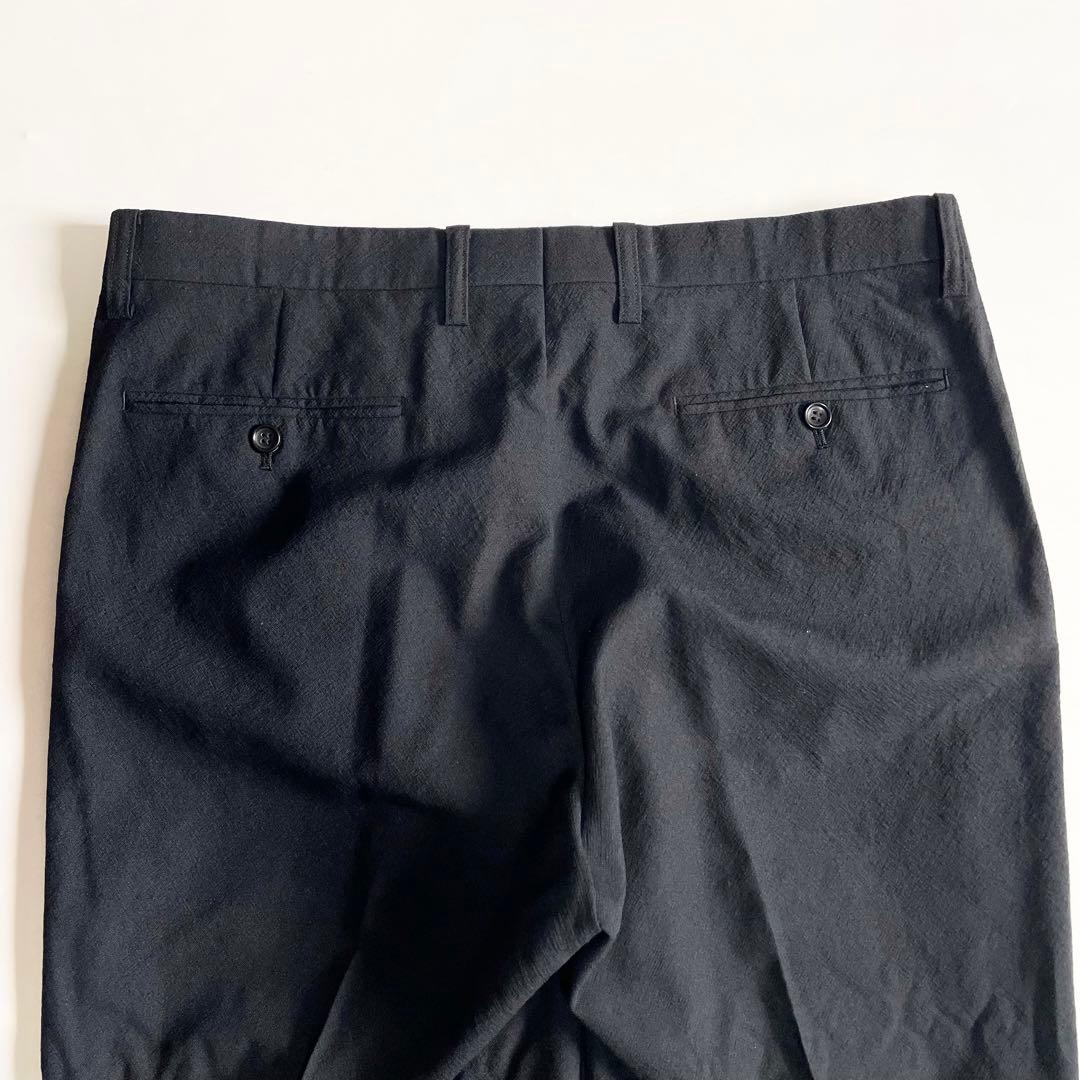r*n様 ISSEY MIYAKE MEN 縮絨ウール 黒 スラックス 5/2X