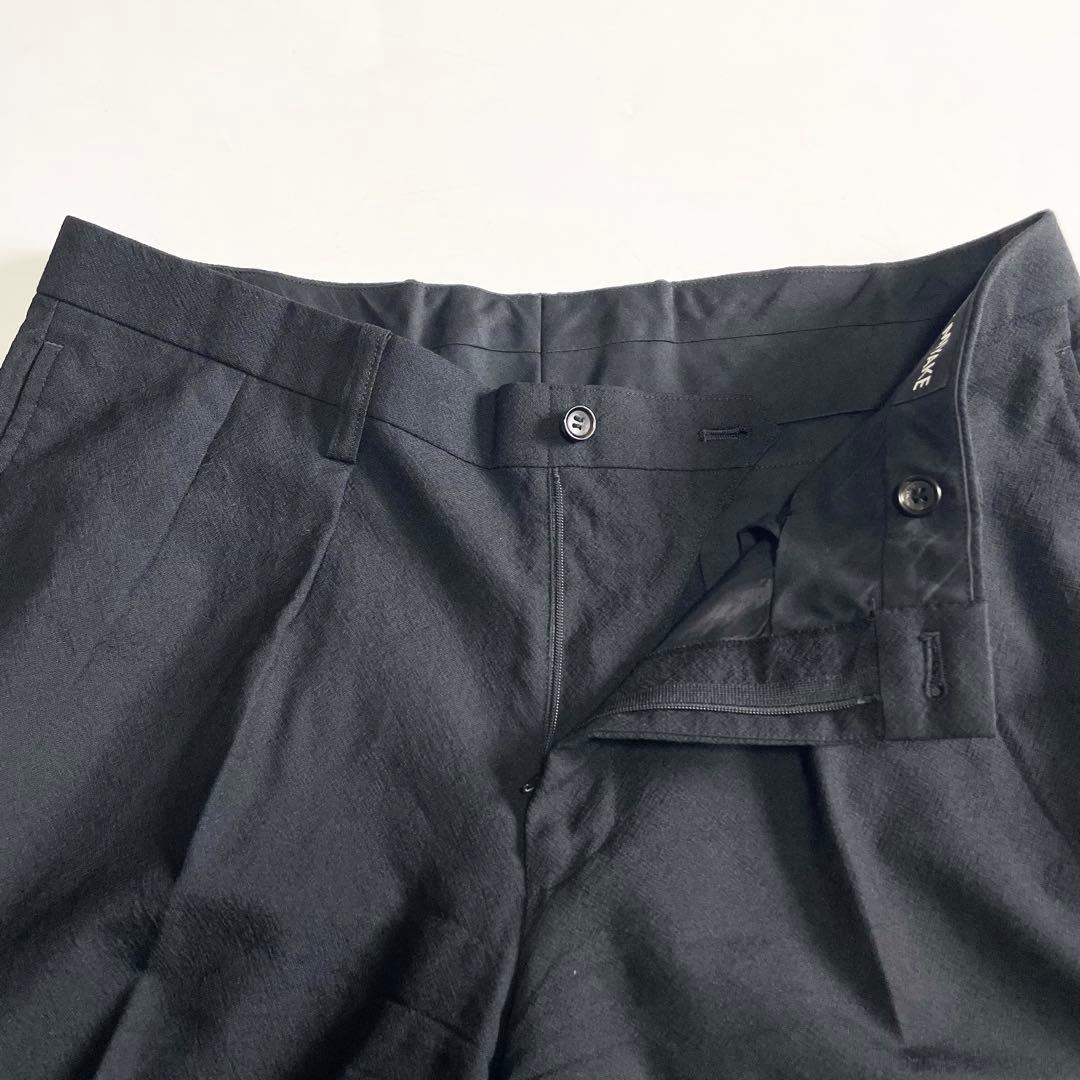 r*n様 ISSEY MIYAKE MEN 縮絨ウール 黒 スラックス 5/2X