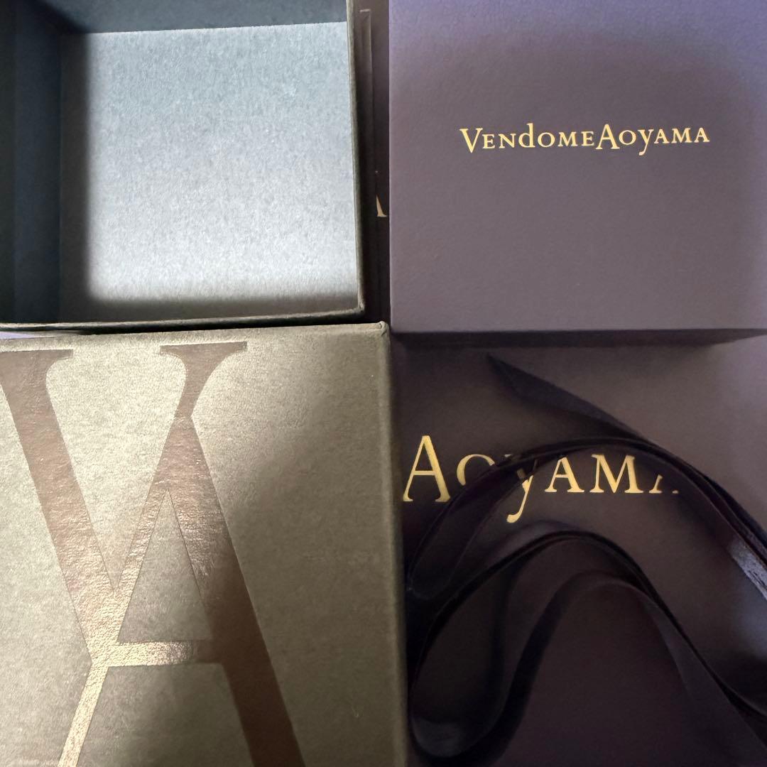 VENDOME　AOYAMA　ブラックカルセドニー　ネックレス　K18