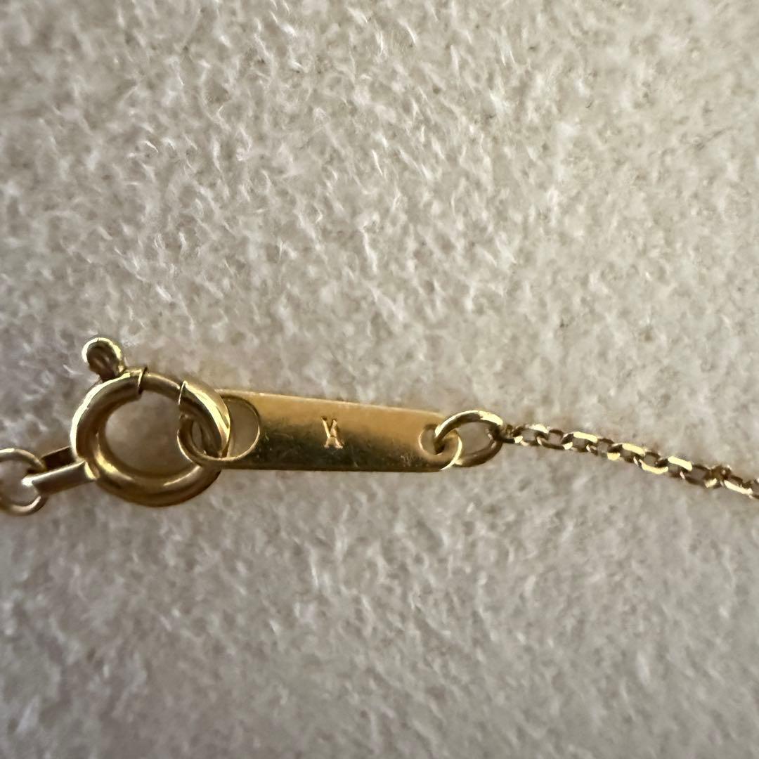 VENDOME　AOYAMA　ブラックカルセドニー　ネックレス　K18