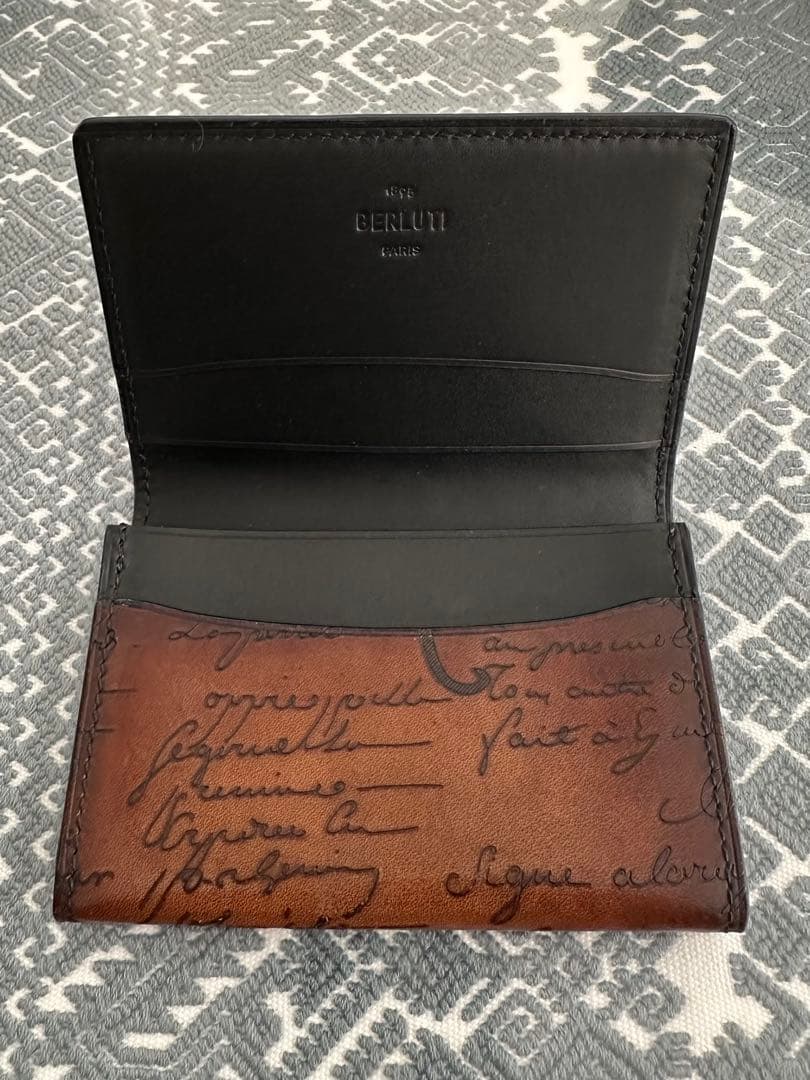 BERLUTI スクリットレザーカードホルダー