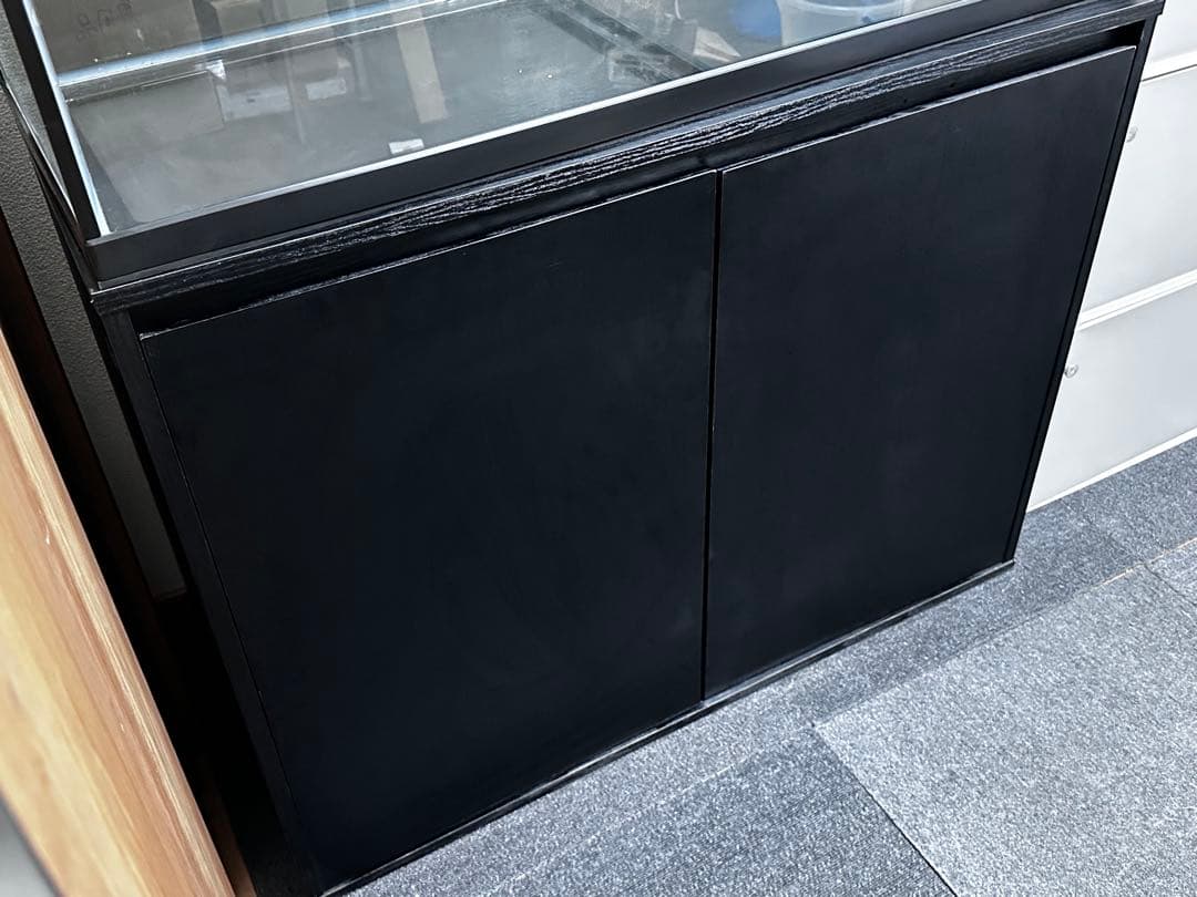 [大阪府高槻市]★引き取り限定★中古水槽・900スリムフレーム水槽・水槽台付き