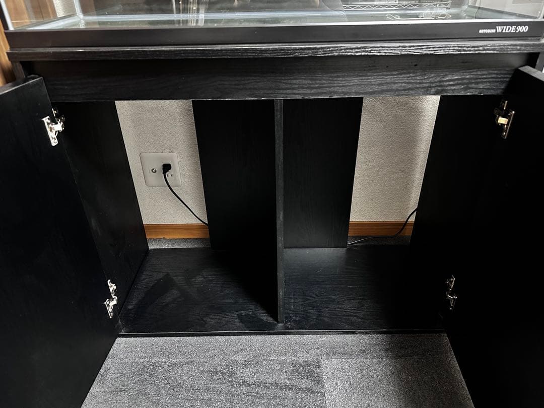 [大阪府高槻市]★引き取り限定★中古水槽・900スリムフレーム水槽・水槽台付き