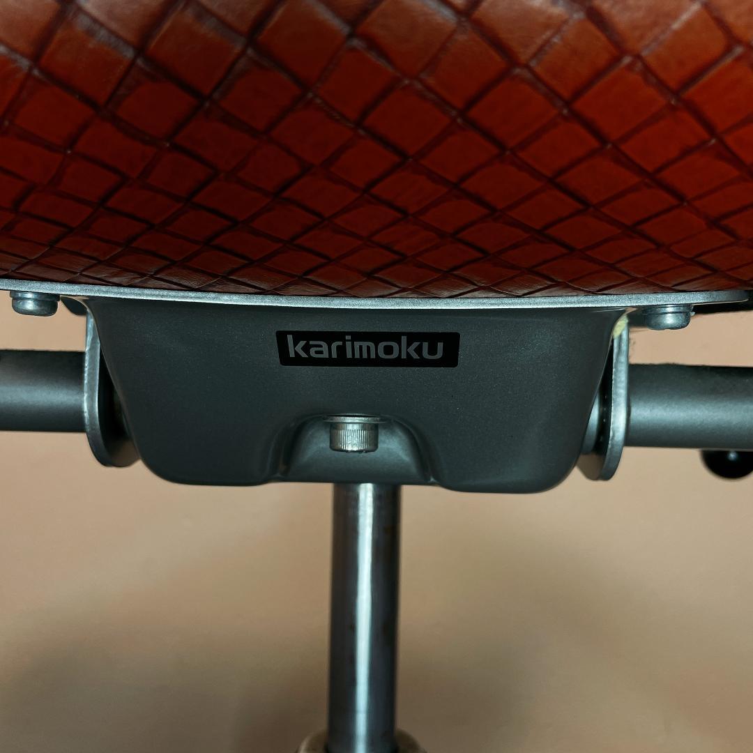 【希少美品】カリモク XT4320WJ 本革シート デスクチェア　レザー