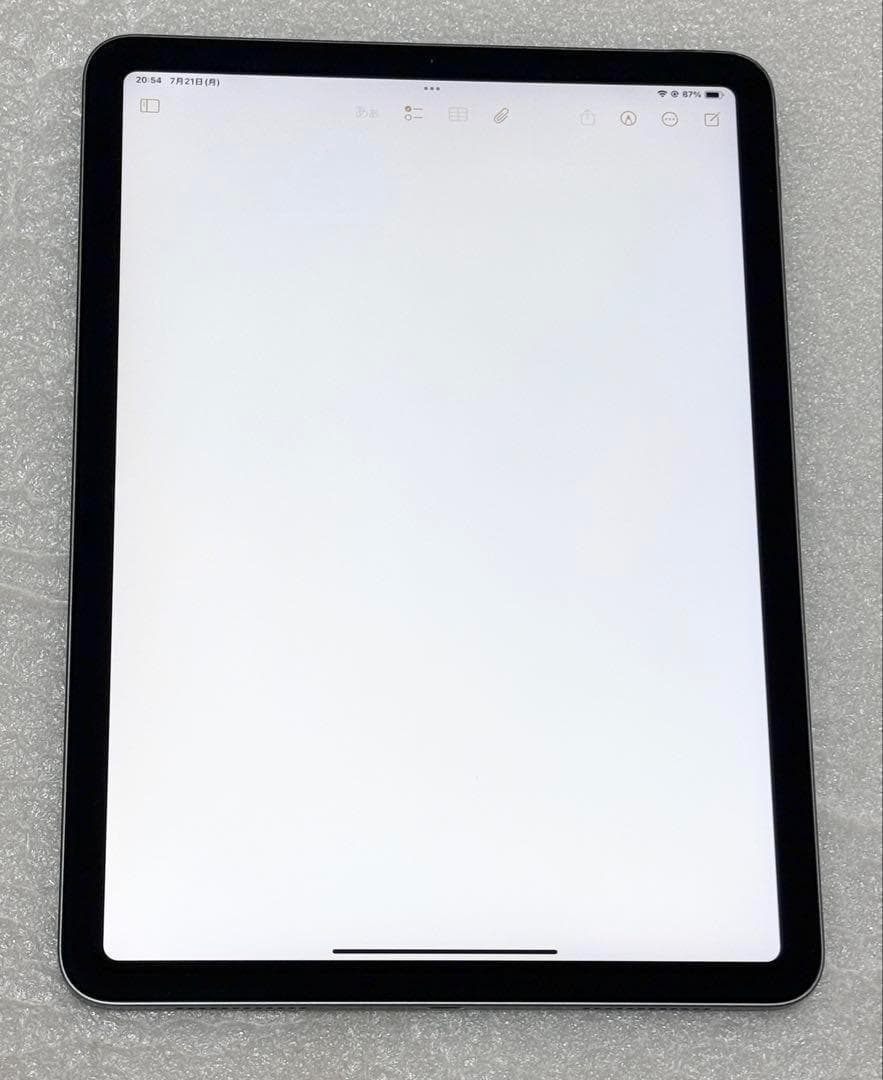画面極美品　iPad Air 第4世代 Wi-Fi 256GB　スペースグレイ