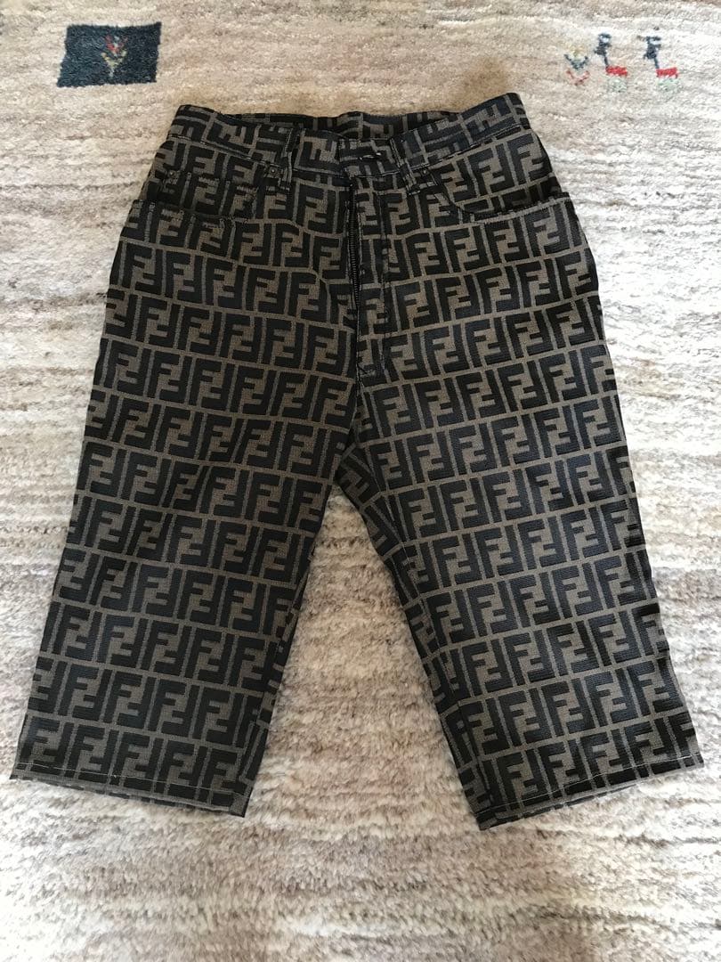Fendi ロゴプリント カジュアルパンツ